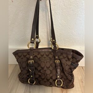 Brown Older Coach Purse
